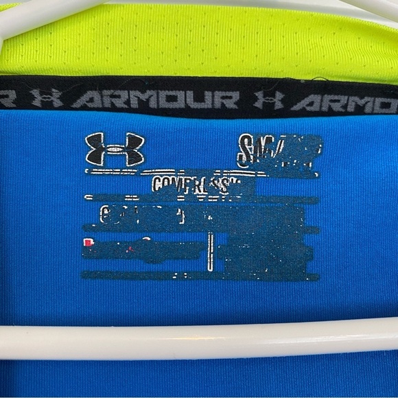 Under Armour Blue Compression Short Sleeve Shirt Size Small - Picture 4 of 6